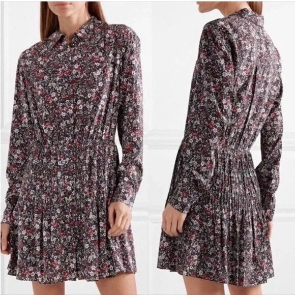 Veronica Beard Dresses & Skirts - ✨ VERONICA BEARD Naomi Long-Sleeve Floral Silk Blend Fall Dress